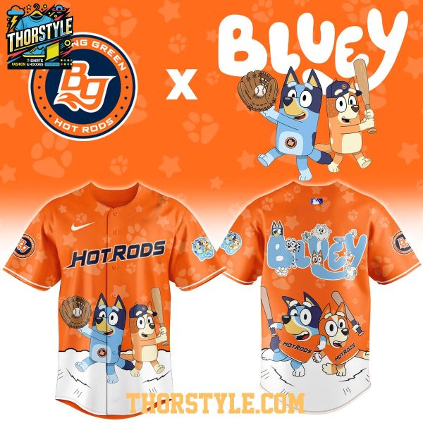 Bowling Green Hot Rods x Bluey Night Game 2026 Minor Baseball Jersey