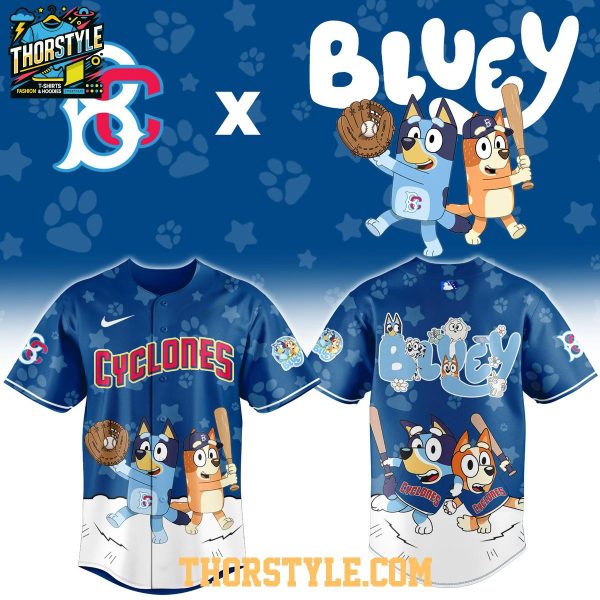 Brooklyn Cyclones x Bluey Night Game 2026 Minor Baseball Jersey