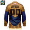 Buffalo Bandits Superhero Night 2026 Personalized Hockey Jersey