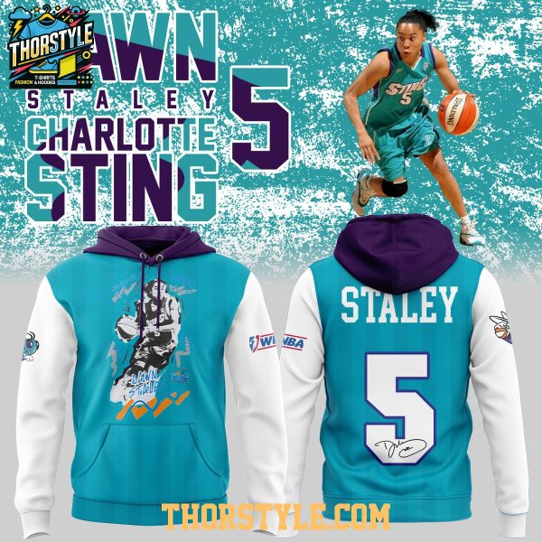 Charlotte Sting x Dawn Staley 2026 Forever No. 5 Celebrating Hoodie T-Shirt