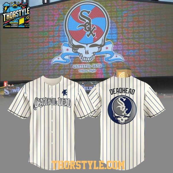 Chicago White Sox Grateful Dead Tribute Night 2026 Striped Baseball Jersey