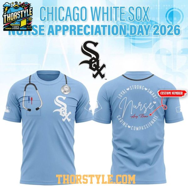 Chicago White Sox Nurse Appreciation Day 2026 Powder Blue Hoodie