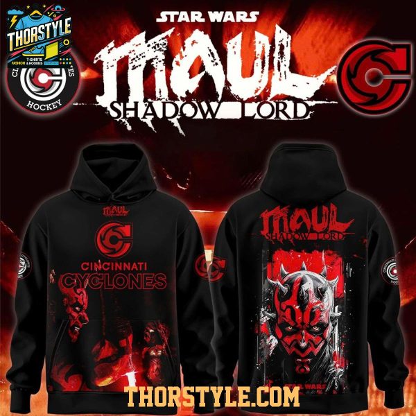 Cincinnati Cyclones x Star Wars 2026 Maul Night Hoodie T-Shirt