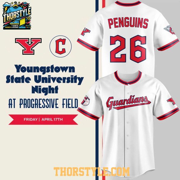 Cleveland Guardians Youngstown State University Night 2026 Baseball Jersey
