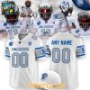 Columbus Lions 2026 White Out Personalized Football Jersey