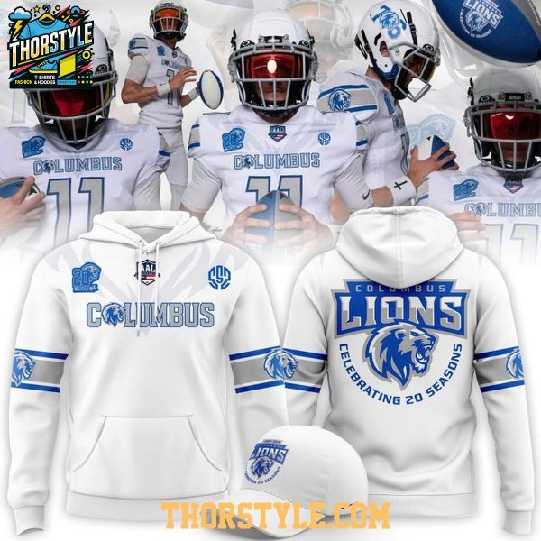 Columbus Lions x White Out 2026 Gameday Hoodie T-Shirt