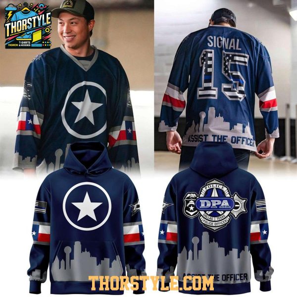 Dallas Stars x Robo’s Dallas Police 2026 Celebration Hoodie T-Shirt