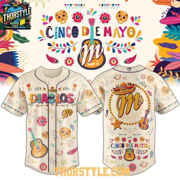 Diablos Rojos del Mexico 2026 Cinco de Mayo Hispanic Night Baseball Jersey
