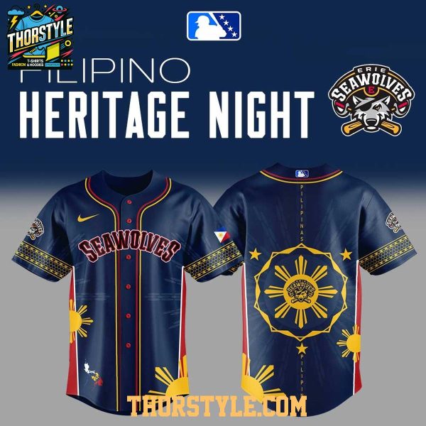 Erie SeaWolves Filipino Heritage x Minor 2026 Game Night Baseball Jersey