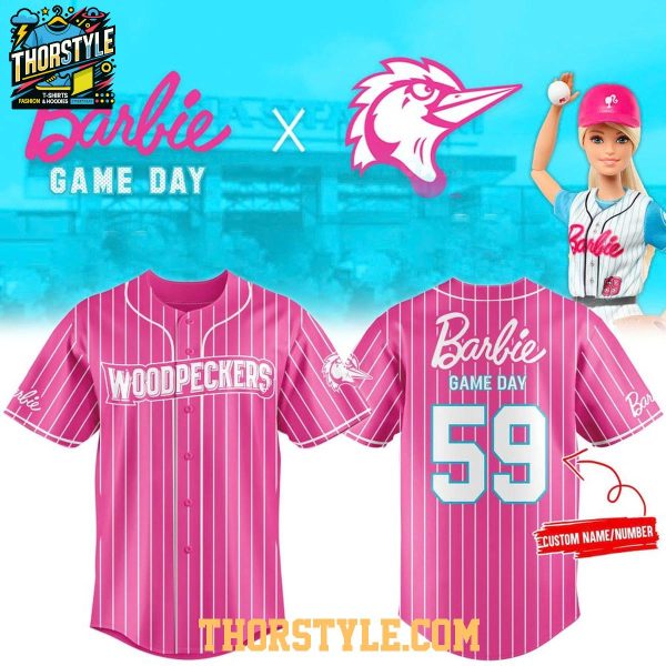 Fayetteville Woodpeckers Barbie Game Day And Night 2026 Baseball Jersey