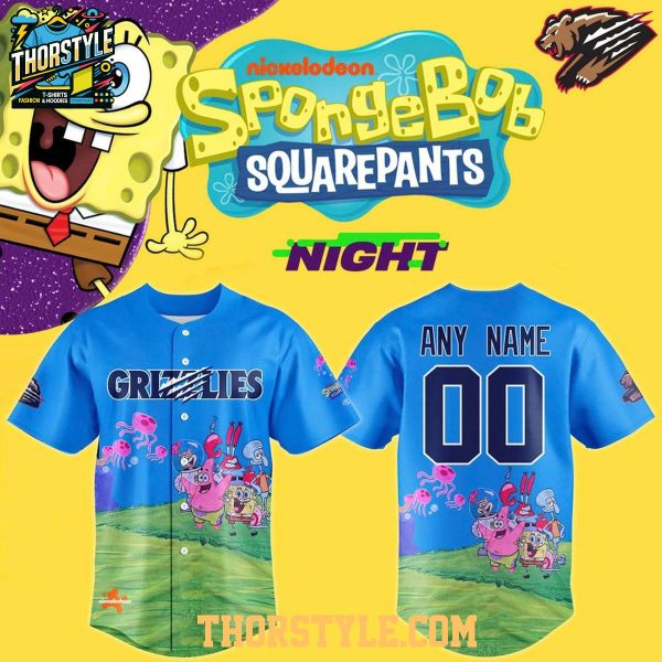 Fresno Grizzlies 2026 SpongeBob Night Personalized Baseball Jersey