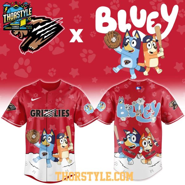 Fresno Grizzlies Bluey Night x MiLB Game 2026 Baseball Jersey