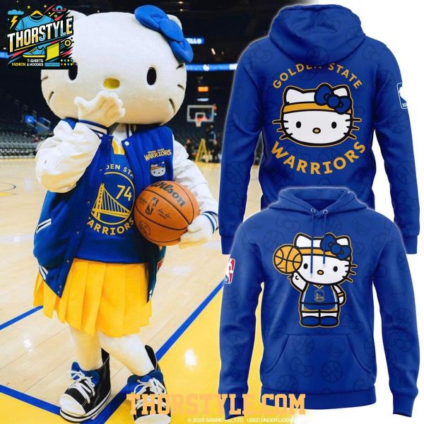 Golden State Warriors 2026 Hello Kitty Night NBA Playoffs Hoodie Shirts