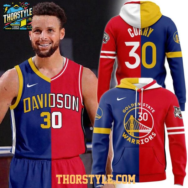 Golden State Warriors Stephen Curry 2026 x Davidson Wildcats Hoodie