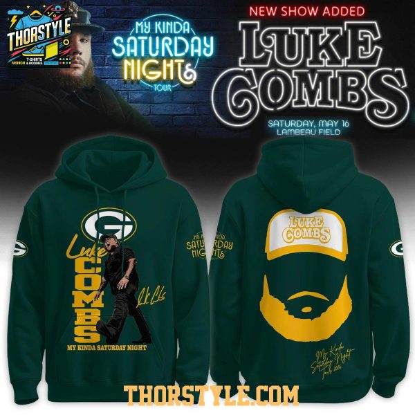 Green Bay Packers x Luke Combs My Kinda Saturday Night Tour 2026 Hoodie Shirts