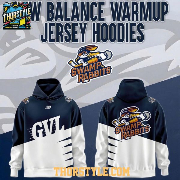Greenville Swamp Rabbits x New Balance Warmup Night 2026 Hoodie T-Shirt