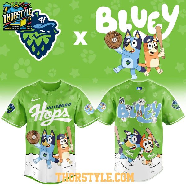 Hillsboro Hops Bluey Night Game 2026 Minor Baseball Jersey
