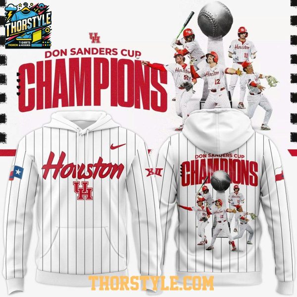 Houston Cougars Don Sanders Cup Champions Hoodie Shirts 2026