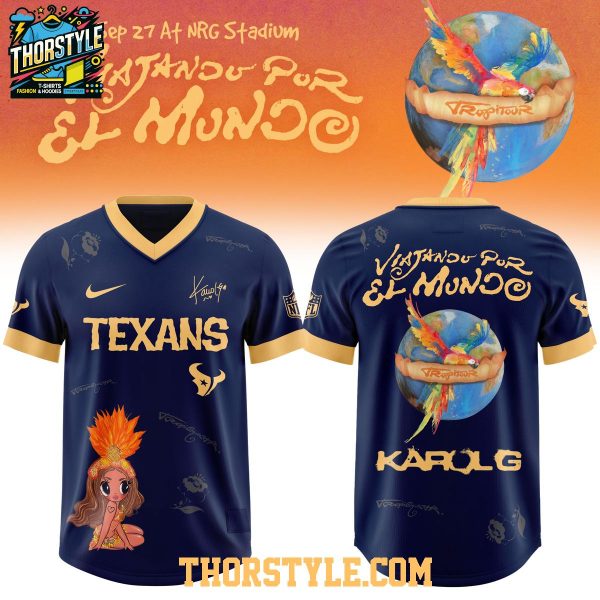 Houston Texans Karol G Viajando Por El Mundo Tropitour 2026 NFL Jersey