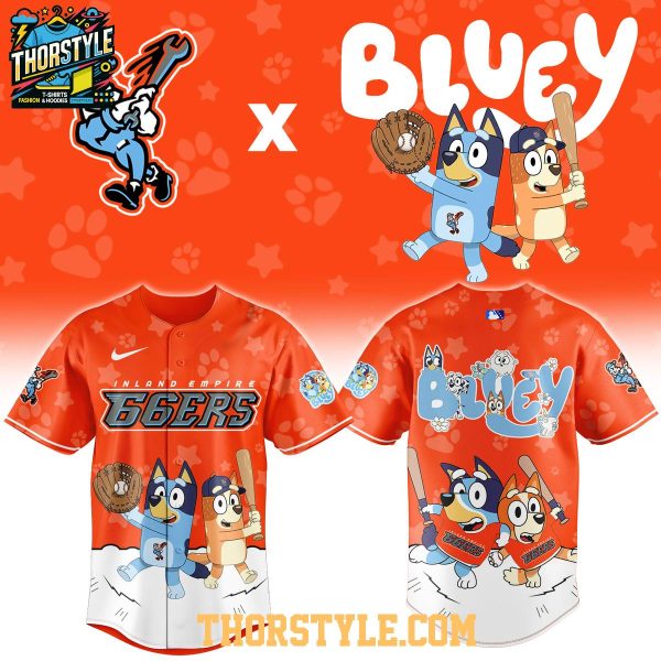 Inland Empire 66ers Bluey Night x MiLB Game 2026 Baseball Jersey