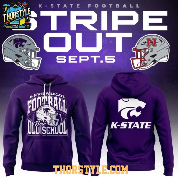 K-State Wildcats Summit Football Stripe The Stadium 2026 Hoodie T-Shirt