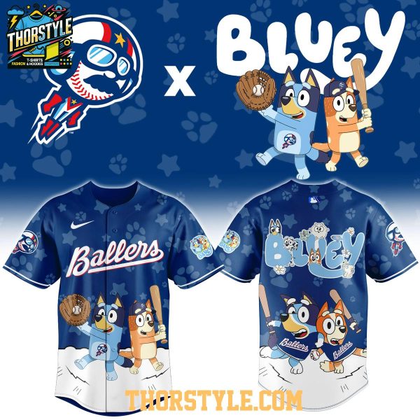 Kannapolis Cannon Ballers Bluey Night x MiLB Game 2026 Baseball Jersey