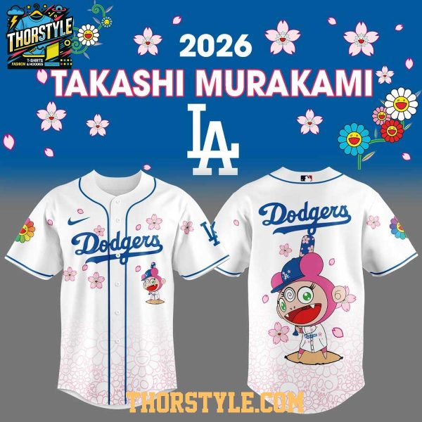 LA Dodgers Takashi Murakami 2026 Night Celebrate Baseball Jersey