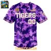 LSU Tigers 2026 Military Apprication Camo Personalized Baseball Jersey