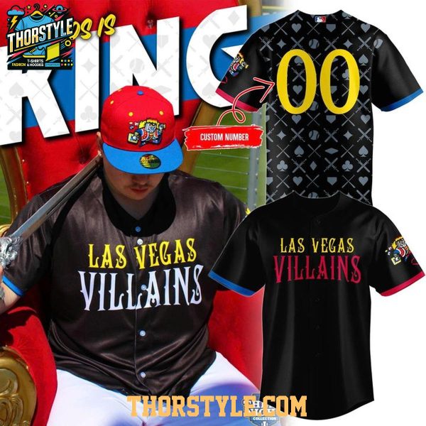Las Vegas Aviators x Las Vegas Villains 2026 Night Personalized Baseball Jersey