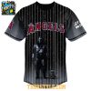 Los Angeles Angels 2026 Star Wars Night Striped Dark Baseball Jersey