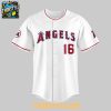 Los Angeles Angels Garret Anderson All White 2026 Baseball Jersey