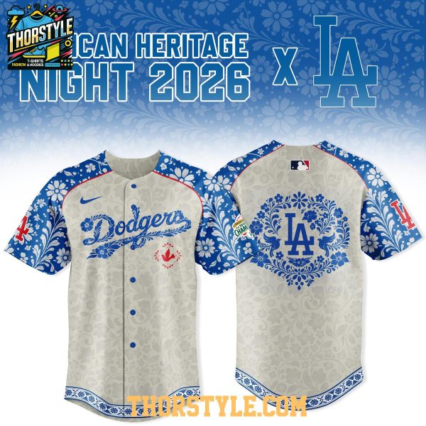 Los Angeles Dodgers 2026 MLB x Mexican Heritage Night Baseball Jersey