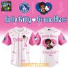 Los Angeles Dodgers Hello Kitty x Bruno Mars Pop Up 2026 Tour Baseball Jersey