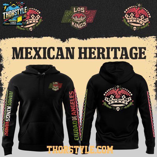 Los Angeles Kings Mexican Heritage 2026 Ciudad De Angeles Hoodie T-Shirt
