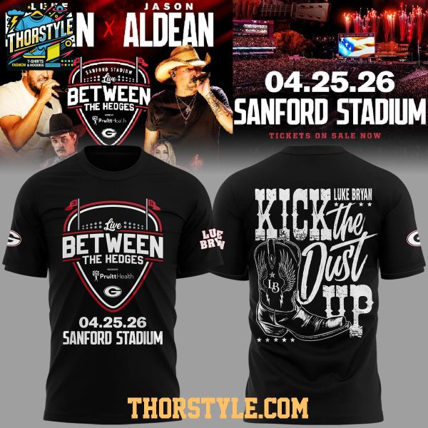 Luke Bryans x Jason Aldean Live 2026 Georgia Bulldogs Hoodie T-Shirt