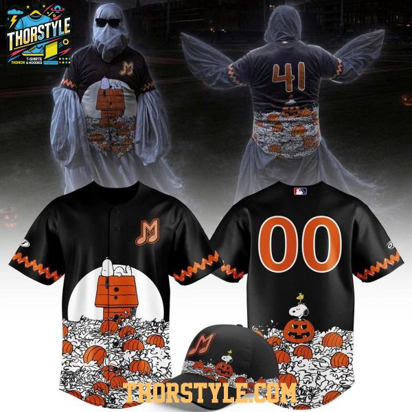 Memphis Redbirds x Peanuts Night 2026 Halloween Personalized Jersey