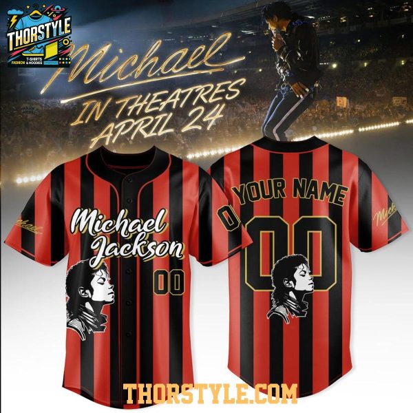 Michael Jackson Michael In Theaters Night 2026 Personalized Baseball Jersey