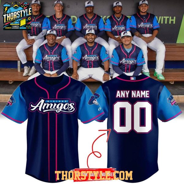 Midland RockHounds 2026 Midland Amigos Personalized Baseball Jersey
