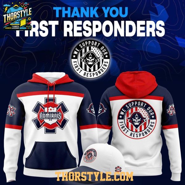 Milwaukee Admirals First Responders 2026 Hometown Heroes Hoodie T-Shirt