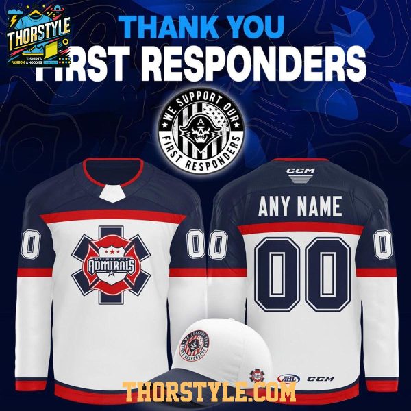 Milwaukee Admirals First Responders 2026 Night Personalized Hockey Jersey