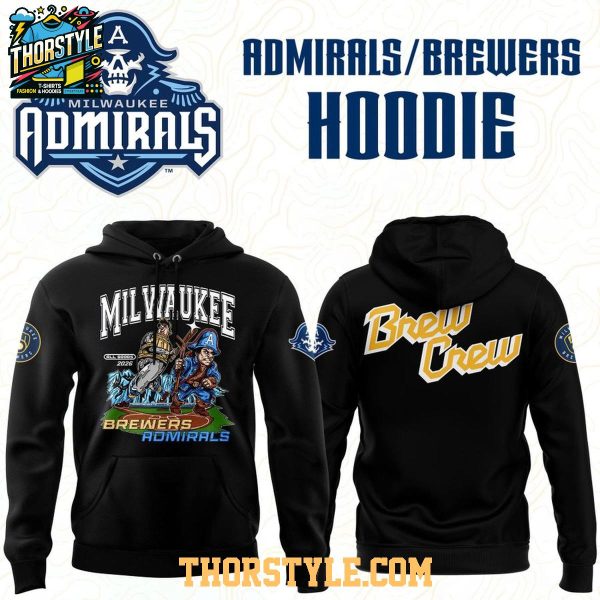 Milwaukee Admirals x Milwaukee Brewers 2026 Night Hoodie T-Shirt
