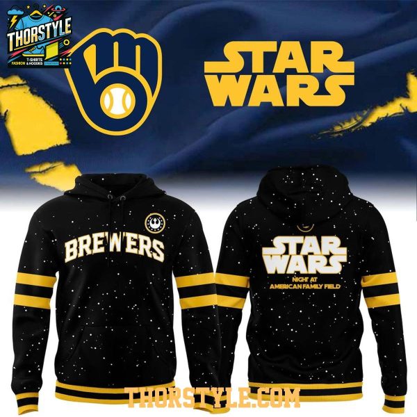 Milwaukee Brewers 2026 Star Wars Night Of Galaxy Hoodie Shirts