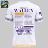 Minnesota Vikings Morgan Wallen 2026 Tour Schedule Football Jersey White