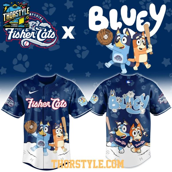 New Hampshire Fisher Cats Bluey Night 2026 Minor Game Baseball Jersey
