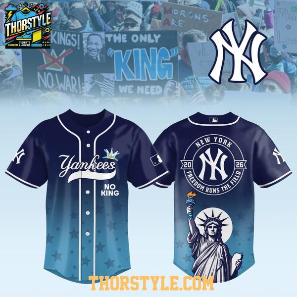New York Yankees x No Kings No War 2026 Gameday Baseball Jersey