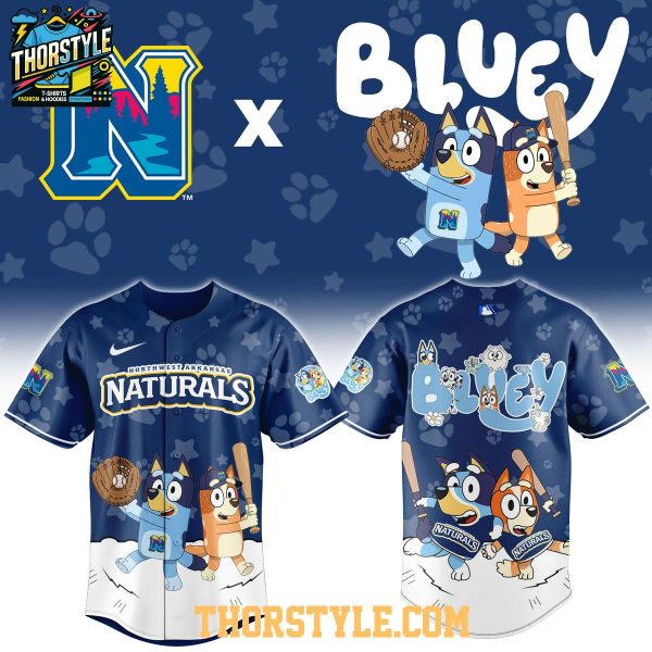 Northwest Arkansas Naturals Bluey Night 2026 Game Baseball Jersey