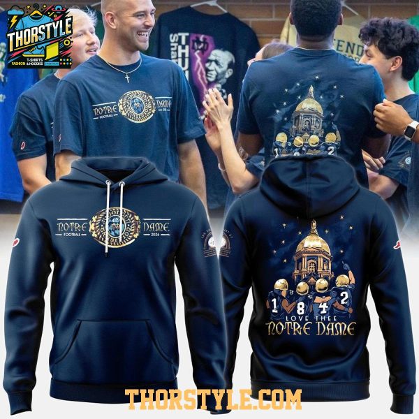 Notre Dame Fighting Irish 2026 A Golden Tradition The Shirt Hoodie Navy