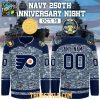 Philadelphia Flyers USA Navy Anniversary Night 2026 Personalized Hockey Jersey