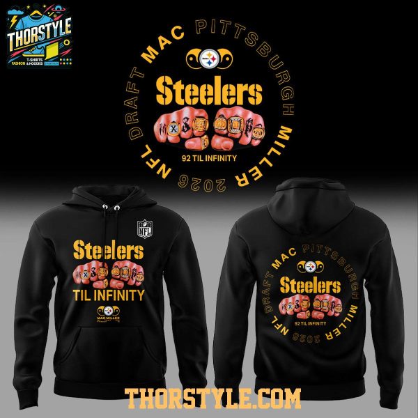 Pittsburgh Steelers Mac Miller 92 Til Infinity 2026 Night Hoodie T-Shirt