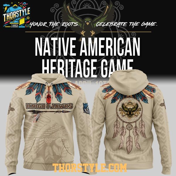 Rochester Knighthawks Native American Heritage 2026 Night Hoodie T-Shirt